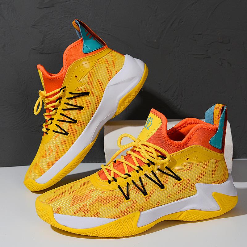 

Чоловічі літні сітчасті баскетбольні кросівки - Дихаючі, з м якою підошвою, Нековзні низькі кросівки для бігу 42