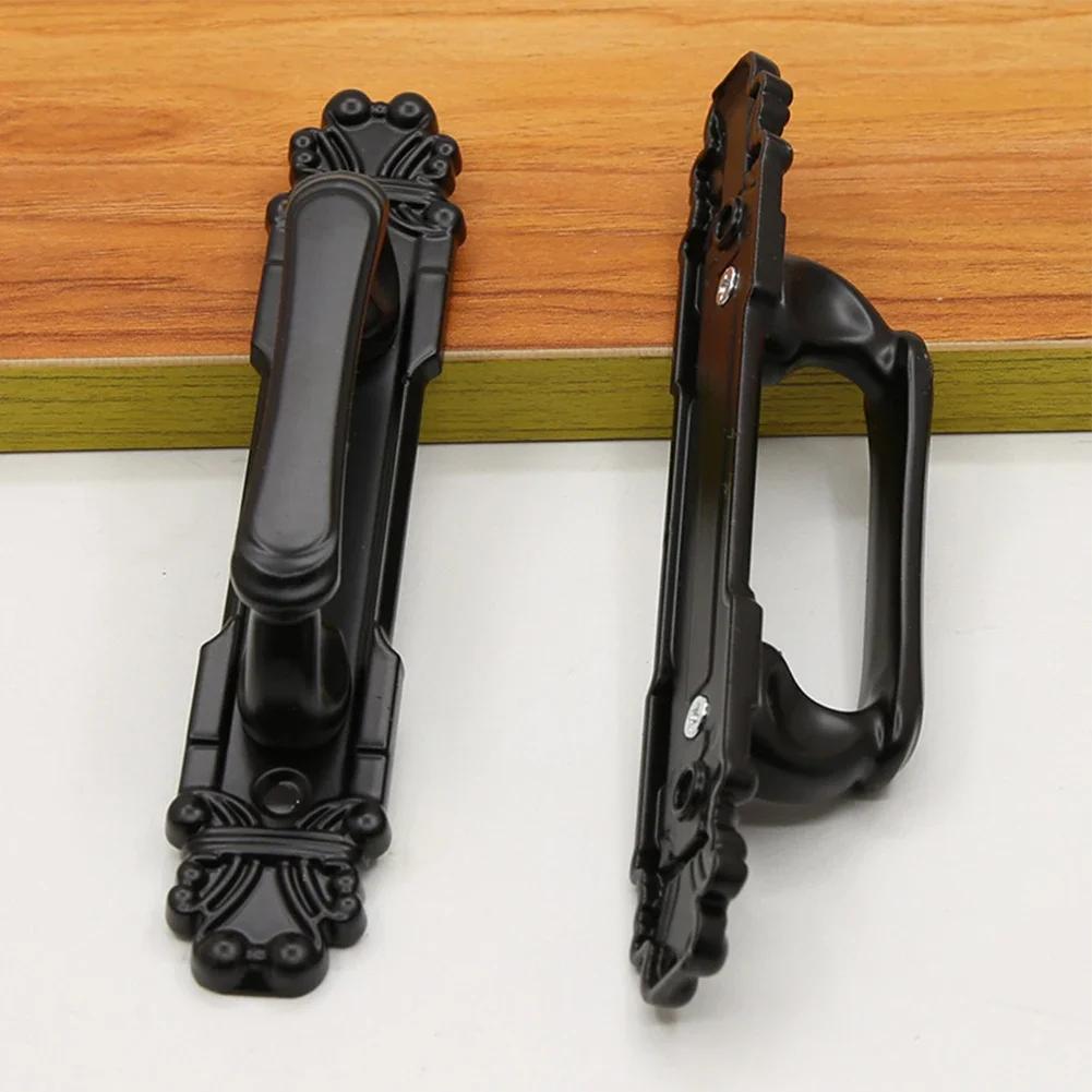 1 peça de maçaneta de porta deslizante antiga de celeiro para armário, guarda-roupa, fivela, acessórios, alça de porta vintage resistente