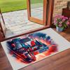 Anti‑Slip Crystal Velvet Floor Rug, Kenworth Trucks Design Carpet for Indoor Living Bedroom Home Decoration
