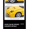 Diecast 1/32 Mazda RX7 RX-7 FC INITIAL D Miniatures Alloy Metal Car Model Toy Sound & Light Vehicle Toys for Boy Children Gifts