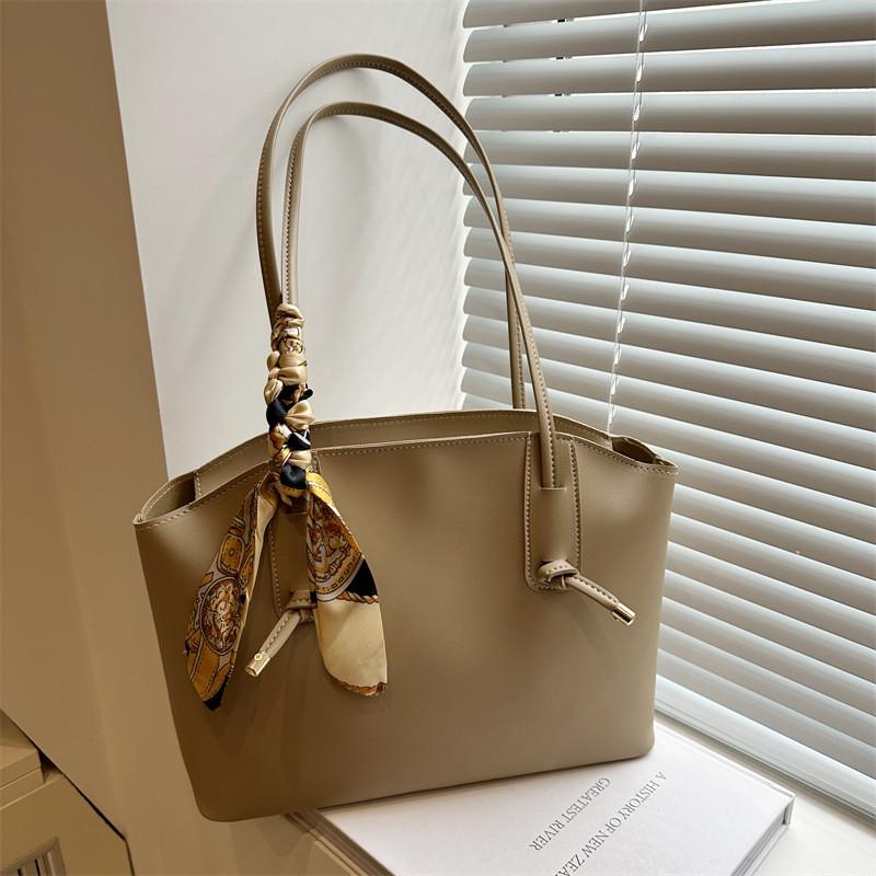 Borsa a Tote Grande Classica in PU con Chiusura a Zip per il Pendolarismo Quotidiano e l'Uso Scolastico