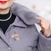 Winter-Daunenjacke für Frauen mittleren Alters und ältere Frauen: Dicker, Stilvoller, Warmer Mantel für Mütter und Großmütter.