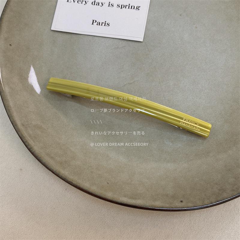 11.5cm Long Hair Clip French Barrettes  Accessories Pony Hair for Women and Girls Rolled up Acetate Headwear