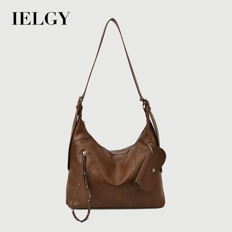 IELGY One-Shoulder Large-Capacity One-Shoulder Messenger Tote Bag