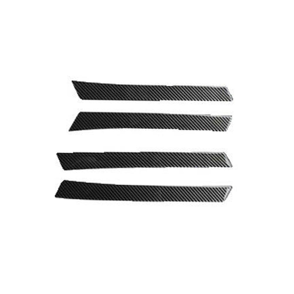 Autocollants noirs en fibre de carbone pour Toyota Corolla 2014 2015 2016 2017 2018, panneau de vitesse, porte, lève-vitre, accessoires décoratifs d'intérieur de voiture