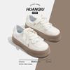 ZHQ3103 Platform White Shoes Women's 2025 New Retro High-heeled Hong Kong Style Chic Versatile Shoes Spring and Spring