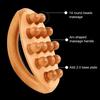 Wooden Massage Tools with Handle 14 Beads Wooden Massage Roller for Body Shaping Lymphatic Drainage Cellulite Massage Gua Sha Therapy Massager