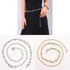 Elegant Pearl Waist Chain For Women Men Metallic Body Jewelry Summer Fashion Accessory