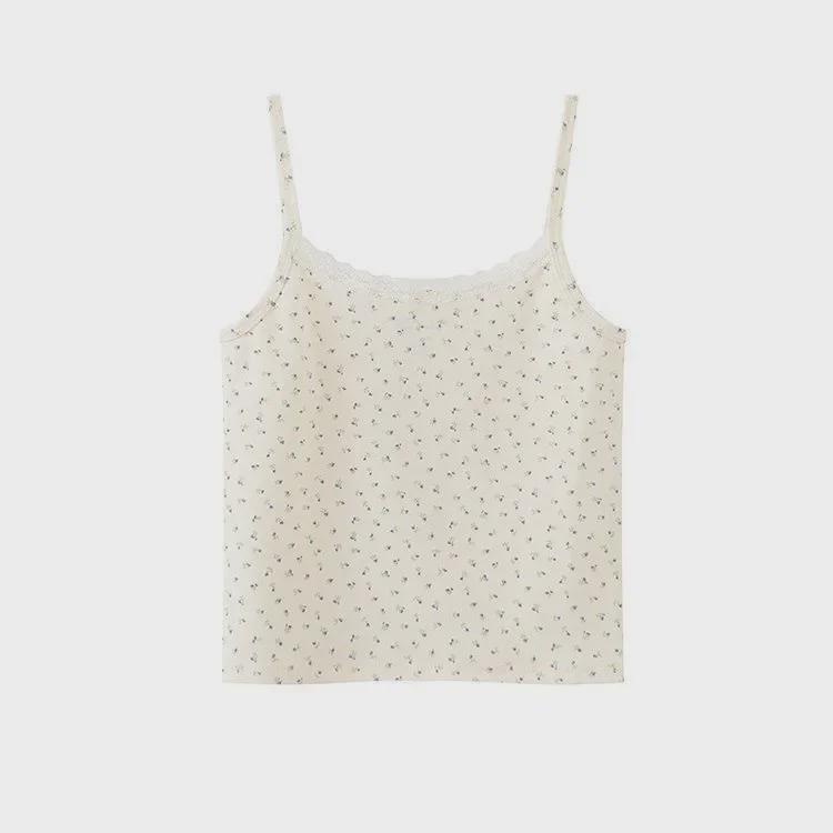 Women's Summer Floral Camisole - Trendy All-Match Sleeveless Top