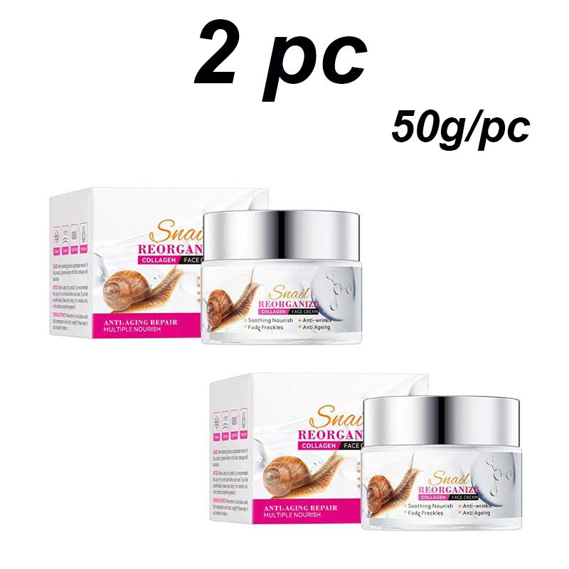 50g Snail Anti-drying Moisturizing Whitening Facial Cream Nourishing Moisture Maintaining Skin Protection Face Cream