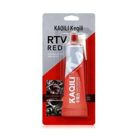 Jingu 586 High-Temp Red Glue Kachi Li Black Silicone Sealant, No-Gasket, Room Temperature Vulcanizing