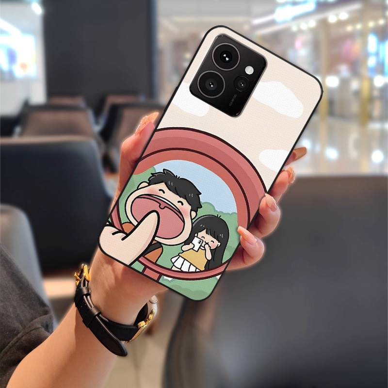 Cartoon Full wrap Phone Case For Nokia HMD Skyline Cute Graffiti Protective Anti-knock Dirt-resistant Back Cover Couple