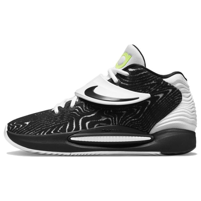 

Nike Kd 14 Tb Black White Volt Sneakers DA7850-001 41