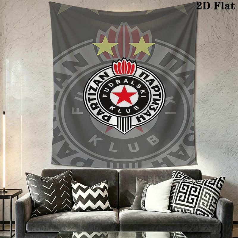 Partizan logo Wall Hanging Printed Fabric Blanket Decorative Tapestries for Bedroom Living Room Home Decor