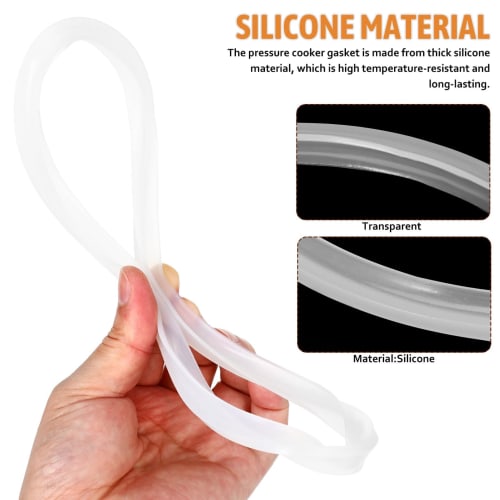 PartyKindom Silicone Sealing Ring Compatible with Instant Cookers and Pressure Cookers, Replacement Part, Silicone Gasket Seal Ring for 16cm Pot Inner