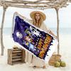 Halloween Party Cemetery Beach Towel High Absorbency & Quick-Dry Comfortable Lightweight