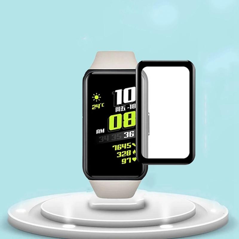 3D Curved Screen Protector Film For Huawei Band 8 7 6 Pro Soft Tempered Glass Film For Honor Band 3 4 5 Accessories (Not Glass)
