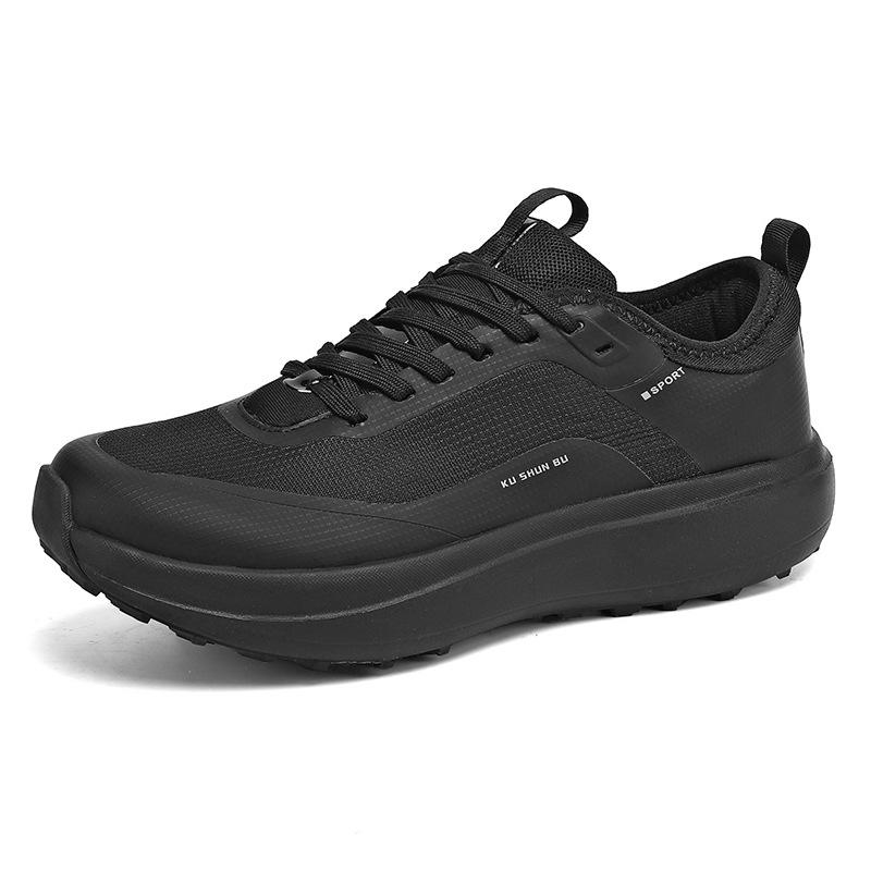 

Outdoor hiking shoes platform classic sports running shoes light and casual new models 39 чёрный