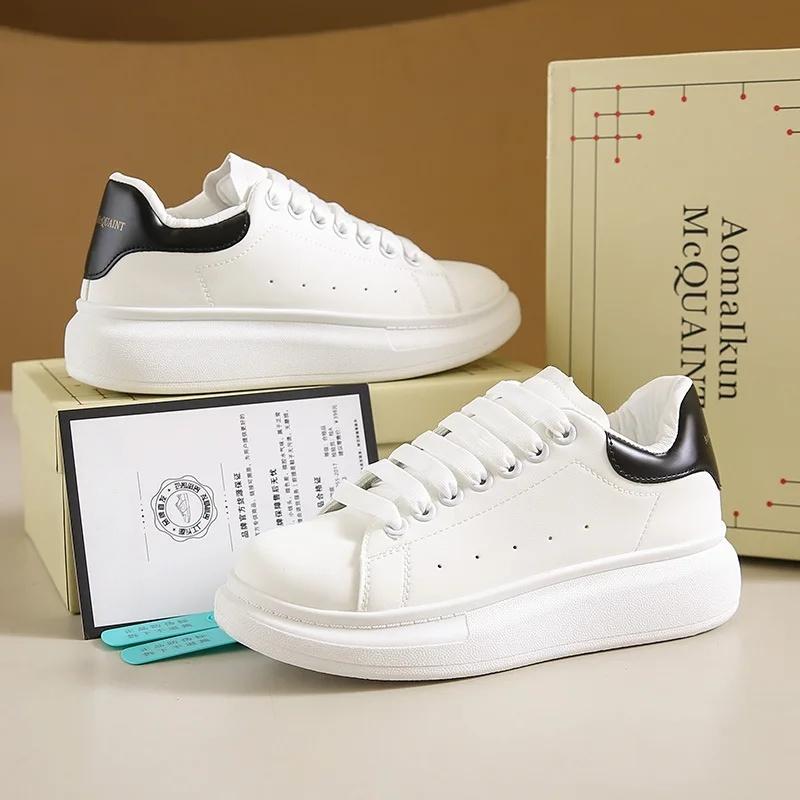 Little White Shoes Male And Female Students Commuting For Office Workers Easy Matching Casual And Trendy Sports Shoes Xmas Gifts