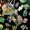 30 PET Leaves Three-dimensional Gold-plated Laser Stickers Ins Wind Plant Leaves Hand Tent Decoration Guka Waterproof
