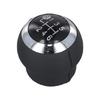 6-Speed Shift Knob 6 Speed Gear Shift Knob Easy tallation Enhanced Look Glossy Black Finish Precise Shifting