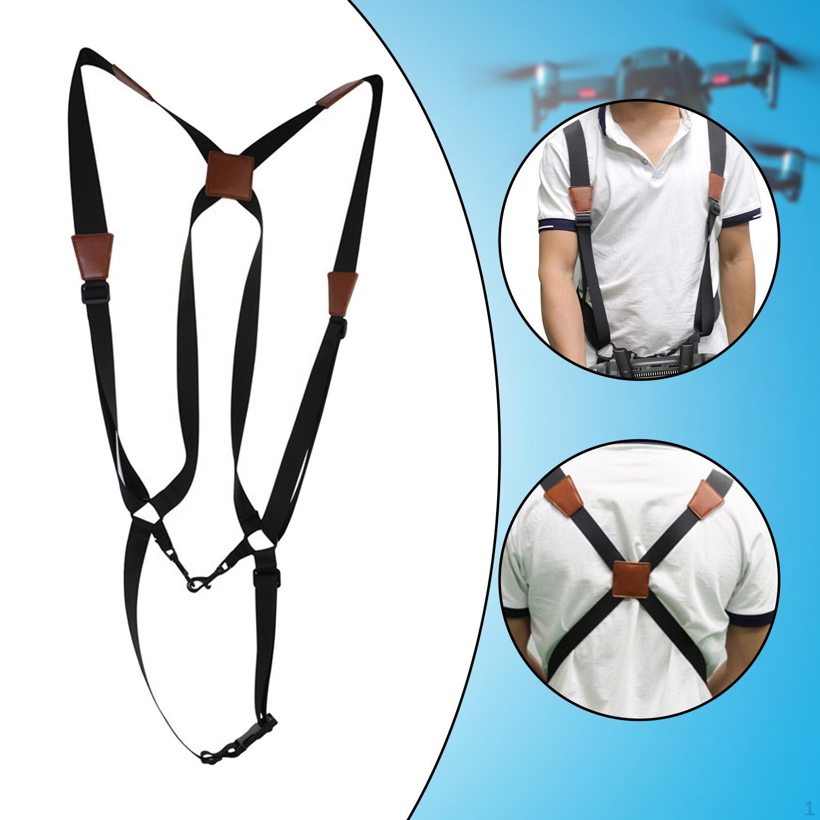 

Drone Controller Shoulder Strap Harness Lanyard Double Camera for Outdoor Travel Farm