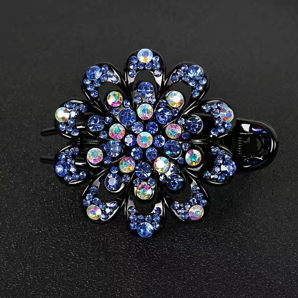 Headwear Korean Style Hairpin Female Hair Accessories Rhinestone Duckbill Clip Flower Hair Clip