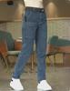 Men's Summer Slim Fit Skinny Straight Jeans - Trendy, Versatile, Elastic, Six-Pocket Casual Pants