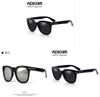 Black Classic Rimless Sunglasses With Premium Materials And Timeless Design For Men