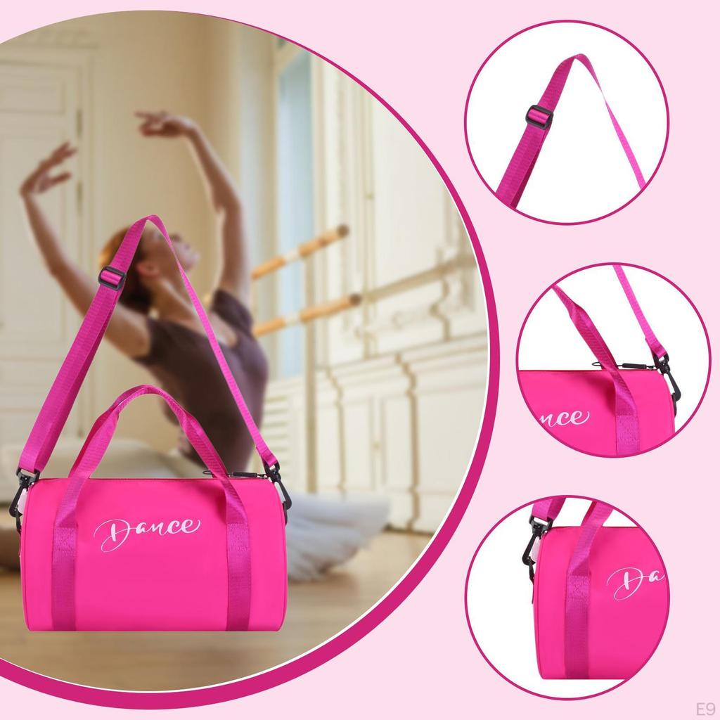 Taneční taška pro dívky s popruhem Duffle Gym Weekender Gymnastika