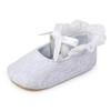 Spring and Autumn Non-slip Embroidered White Princess Shoes for 0-1 Year Old Baby Girls