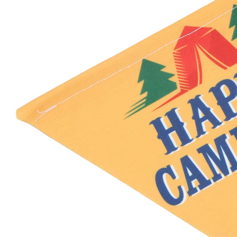 10Pcs/Set 10 Pieces Set Camping String Flag 3 Meter Pennant Decor Pennant Banner  Outdoor Events