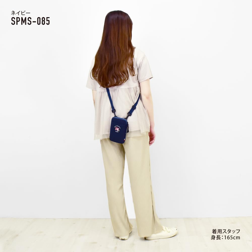 Snoopy Smartphone Shoulder Smartphone Mobile Phone Mini Bag for and Cute Character Navy Bag, Pouch, Bag, Women, Travel, Outings, Adults, Students,