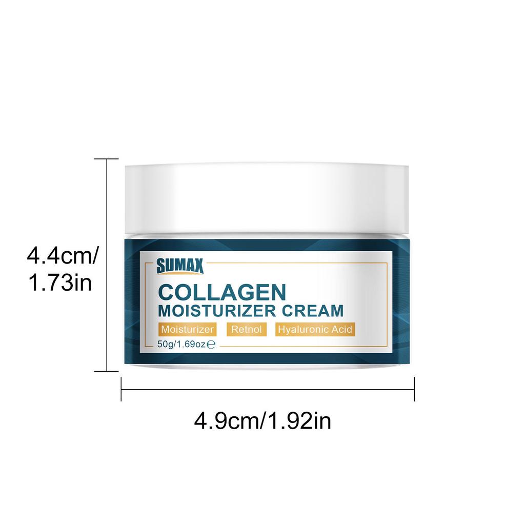 50g Collagen Moisturizing Cream Mooth Delicate Radiant and Translucent Rapid Absorption of Skin Retinol Anti Aging Serum