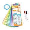 1 Set Math Counting Flash Card Book Toy Arithmetic Training Game Props Addition Subtraction Multiplication Division Learning ZYF