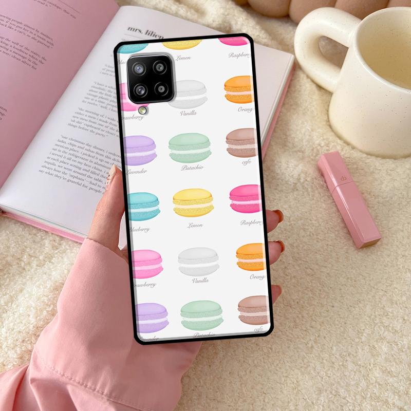 Macarons Cake Dessert For Samsung Galaxy A16 A26 A36 A56 A06 A53 A33 A13 A12 A32 A52 A55 A35 A15 A54 A34 A14 Case
