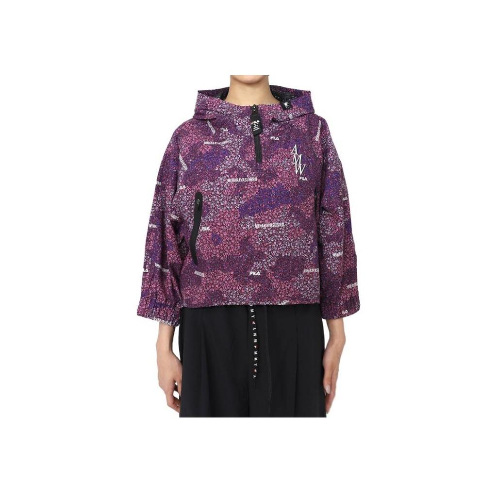 New FILA MIHARA YASUHIRO Collaboration Collection Jackets Women's Ebony Purple F11W133703F-PU