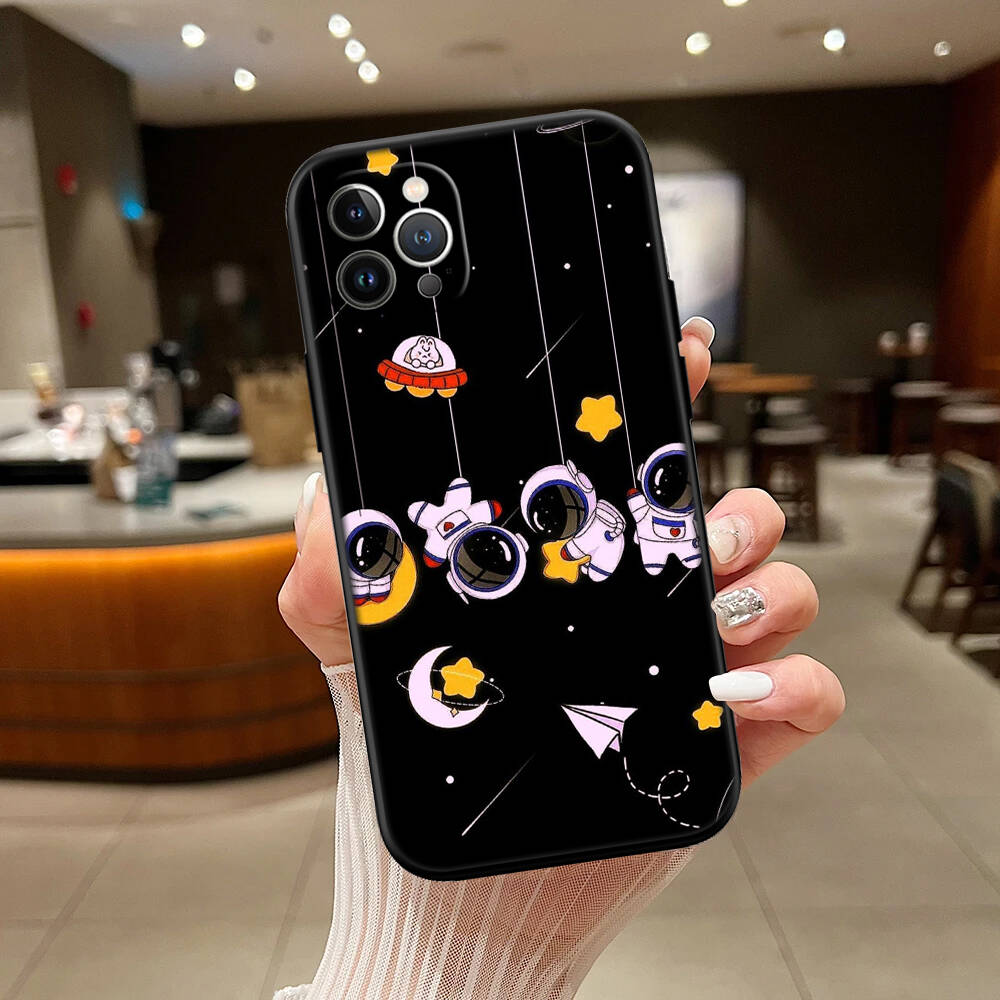 Astronaut Space Moon Phone Case for Xiaomi Poco C40 C51 C50 C55 C65 C71 C75 C85 F8 F7 F6 F5 F3 F2 X7 X6 X4 X3 M7 M6 M5 M4 M3 M2 Pro