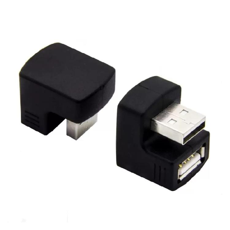 USB 2.0 Male Female Adapter 480mbps Highly speed Data Transmission Durability ABS Metal Construction Space Saving