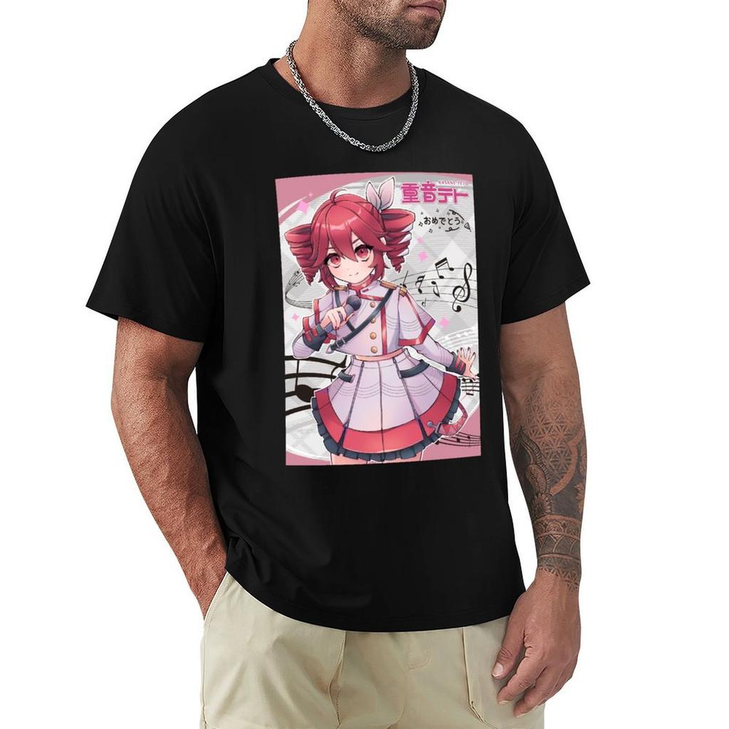 Kasane Teto Tshirt Work Wear Simple Tee Shirt