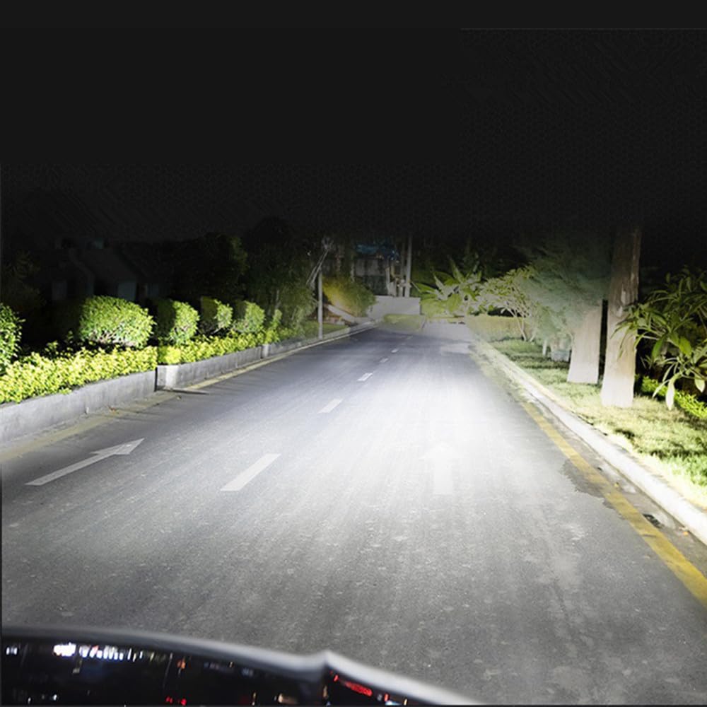 Brand SINCONTOOLS LF-006 LED Headlight, Compatible with Vehicle Inspection, Fog Lamp, HB3/HB4, 6500K, White,