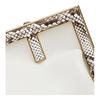 Fendi X Skims Collaboration F Buckle Python Trimmed Lambskin Handbag Women handbag White 8BP129-AGWR-F1GEN