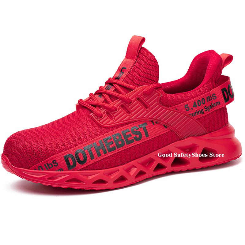 

Дышащие рабочие кроссовки на воздушной подушке, защитная обувь, мужская и женская рабочая обувь, неразрушимая обувь со стальным носком, защитные ботинки с защитой от повреждений 42