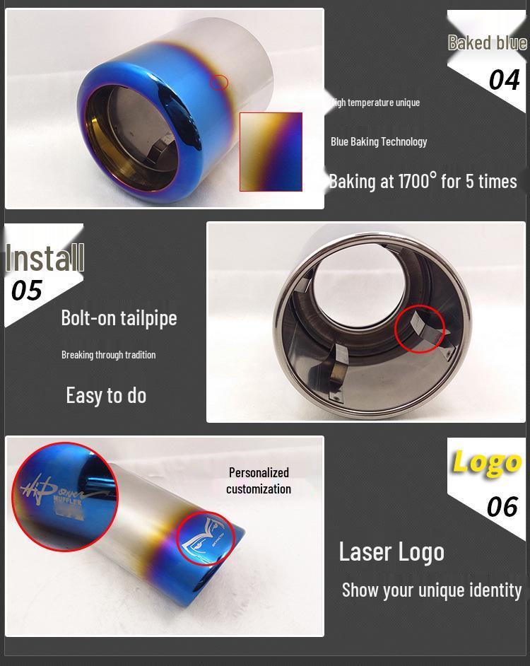 Ford Kuga Stainless Steel Muffler Tailpipe Exhaust Upgrade