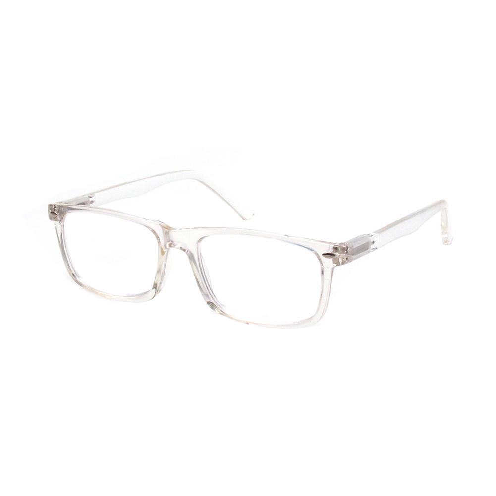 Fashion Transparent Plastic Frame Reading Glasses Round Optical Lenses for Readers Lightweight Comfortable