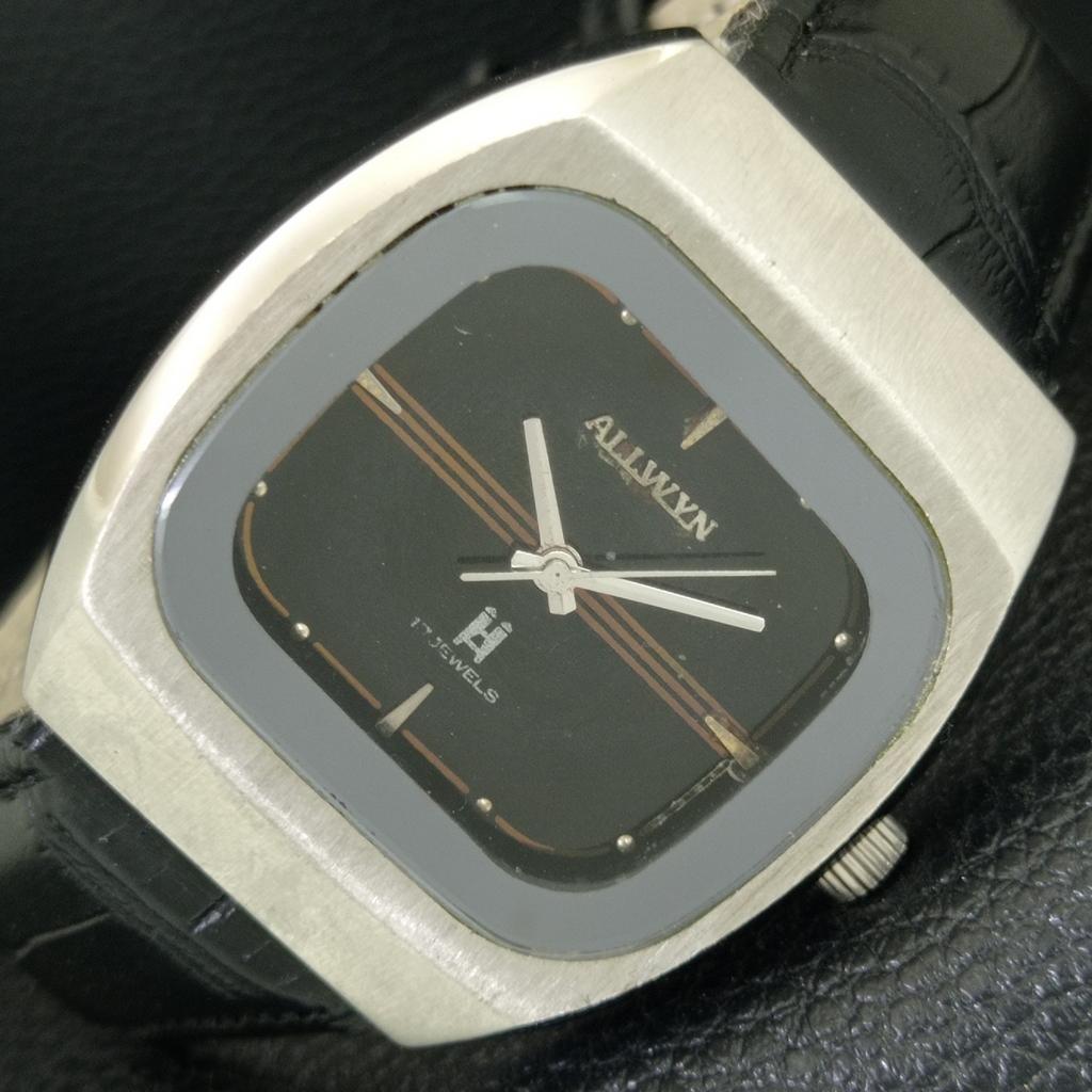 

ALLWYN 6300A HAND-WINDING VINTAGE INDIA MENS ORIGINAL DIAL WATCH a706121-1