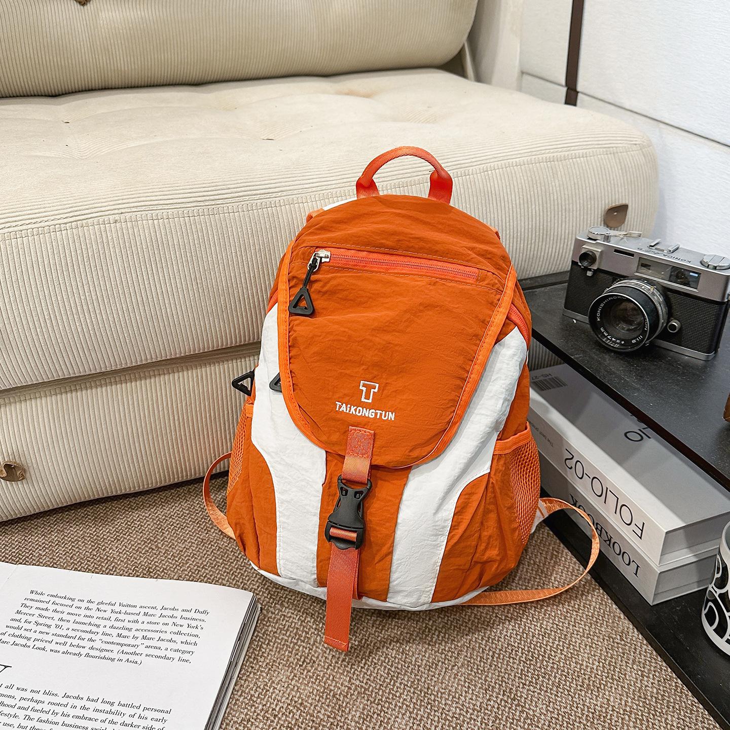 Outdoor daily outings Small and medium backpacks Male outings Travel Mountaineering Female commuting Students Spring outing Travel Backpack оранжевый