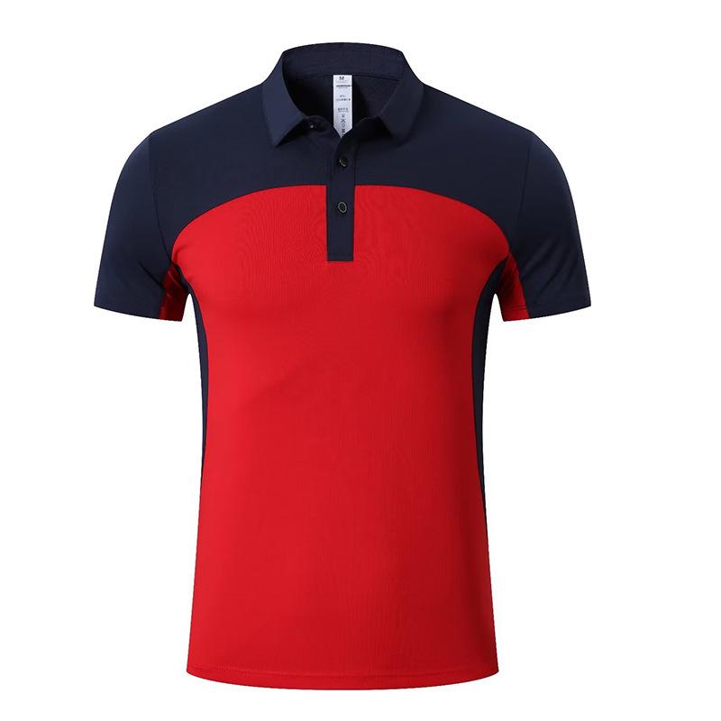 Men's Quick-Dry Short Sleeve Polo Shirt for Sports and Fitness