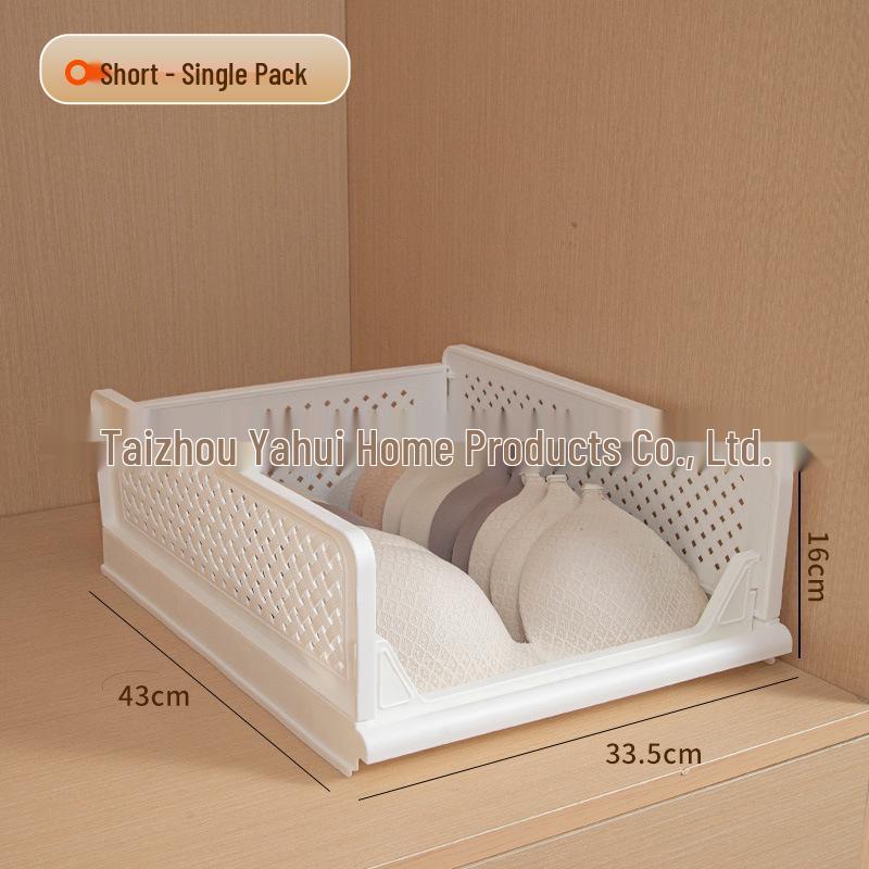 Drawer-Style Layered Wardrobe Dividers: Customizable Bedroom Storage Solution