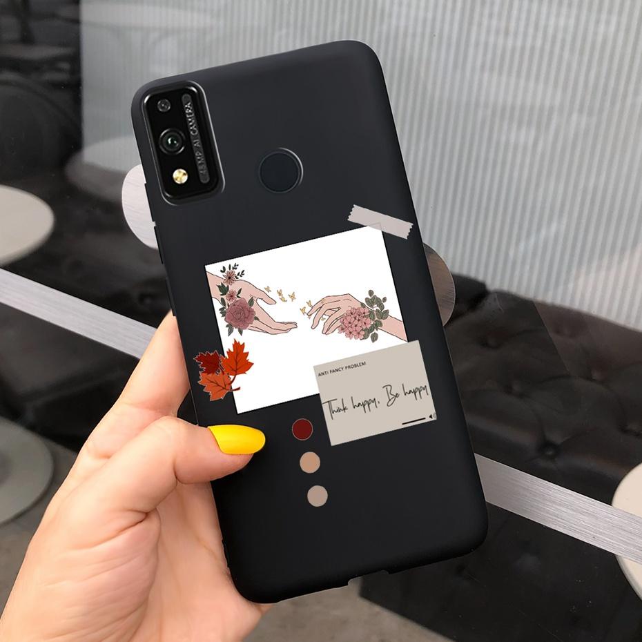 For Honor 9X Lite JSN-L21 Phone Case Honor 9X STK-LX1 Lovely Printing Macaroon Silicone Soft Cases Cover For Honor9X 9 X Lite